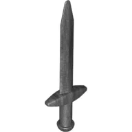 Weapon Sword / Greatsword Pointed with Thick Crossguard / Pearl Titanium