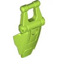 Large Figure Shield, with Handle for Clip / Lime
