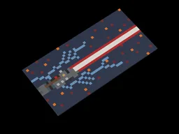 Starkiller's Lightsaber Mosaic