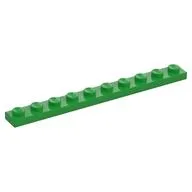 Plate 1 x 10 / Bright Green
