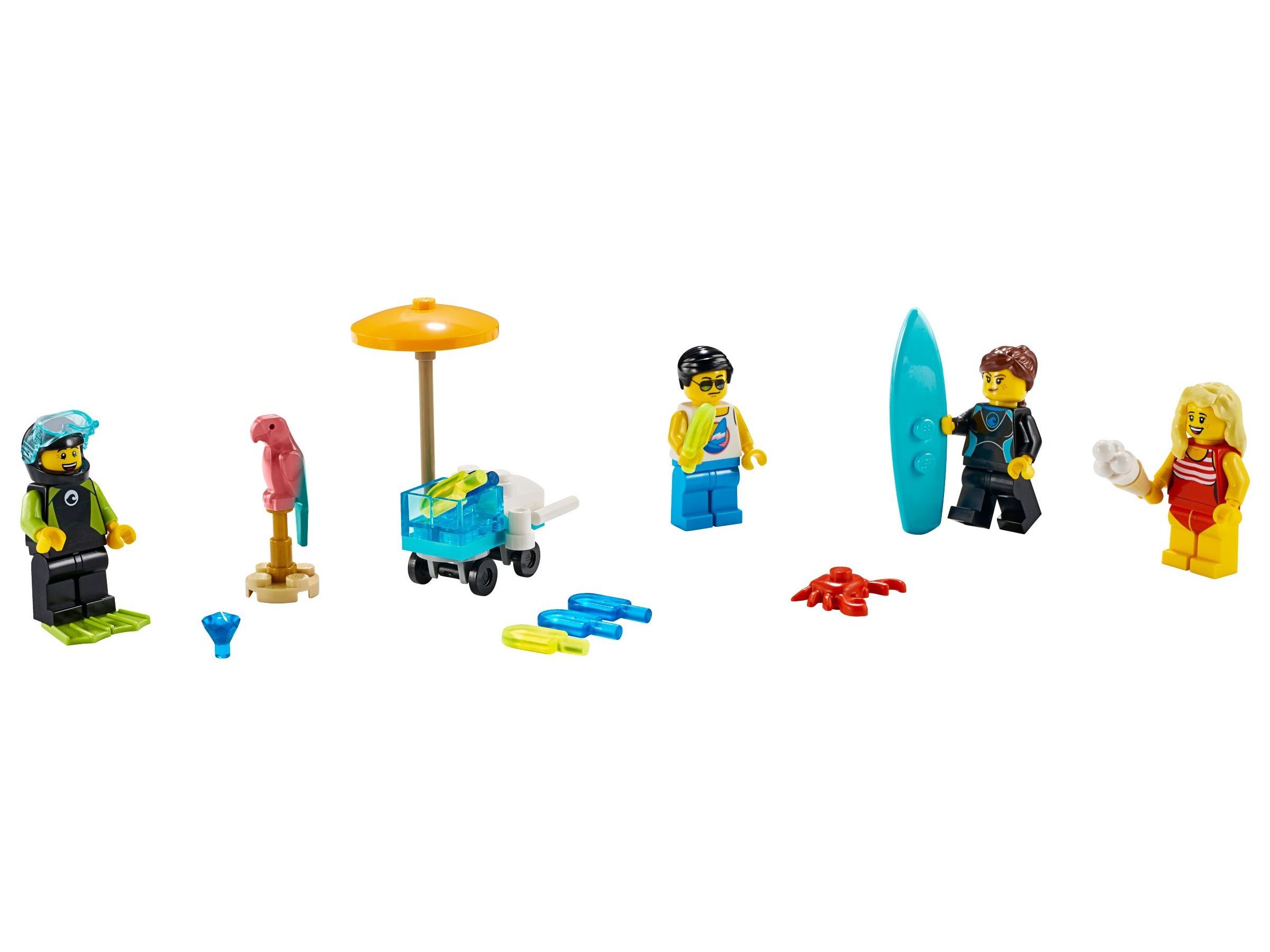 Lego Summer Celebration Minifigure Set