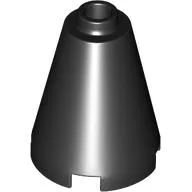 Cone 2 x 2 x 2, Open Stud / Black