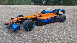 Remote controlled McLaren F1 car (RC motorized) with raised suspension