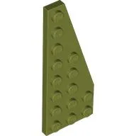 Wedge Plate 8 x 3, 22° Right / Olive Green