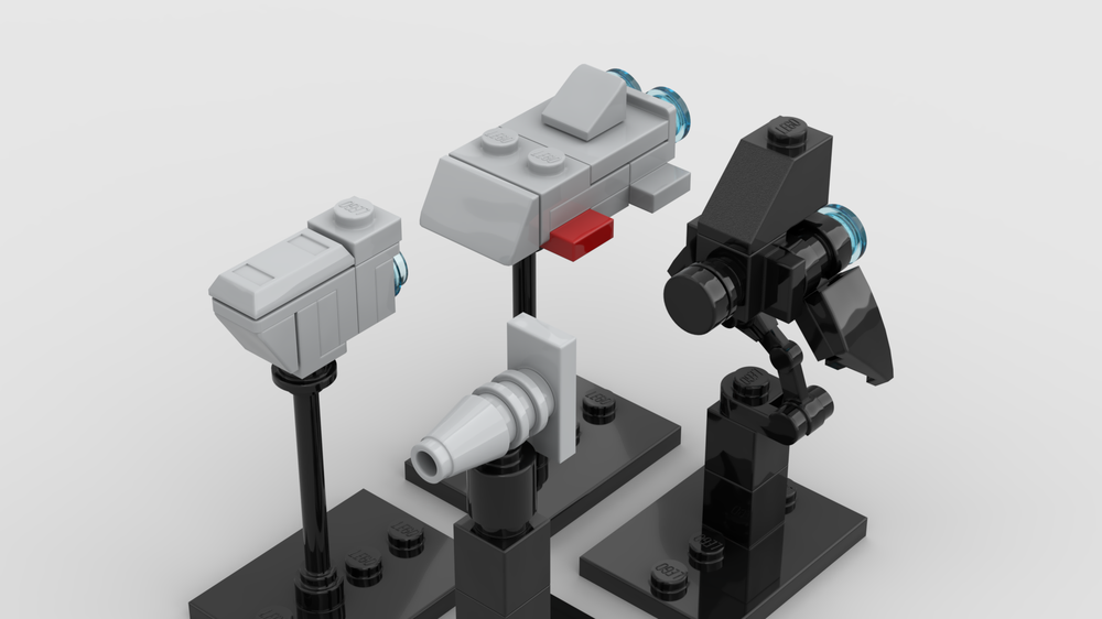 Lego 1:1455 Small Imperial Ships II: Y-4 'Raptor', Skipray Blastboat, Gamma-class, Assault Shuttle