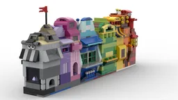 10704 Rainbow houses