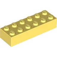 Brick 2 x 6 / Bright Light Yellow