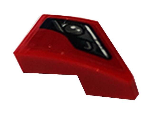 Lego Wedge 2 x 1 x 2/3 Left with Car Headlight Pattern (Sticker) - Set 76895