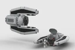 Spinning Fuselage Tie fighter