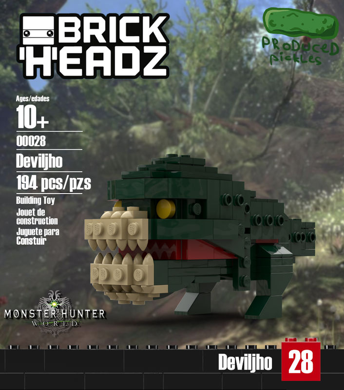 Lego Deviljho (Monster Hunter World)