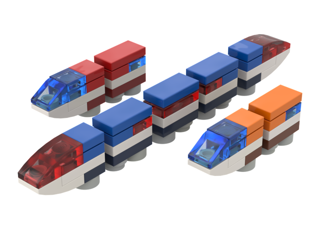 Lego Nano Mk7 Monorail Color Schemes