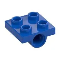Plate Special 2 x 2 with 2 Pin Holes / Blue
