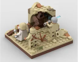 Mini diorama : The desert attack