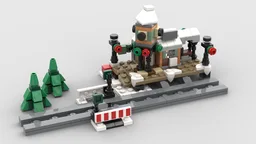 Mini 10259 Winter Village Station