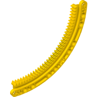 Lego Technic Gear Rack 1/4 Circle 11 x 11, 35 Teeth / Yellow