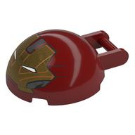 Lego Windscreen 4 x 4 x 1 2/3 Canopy Half Sphere with Handle with Hulkbuster print