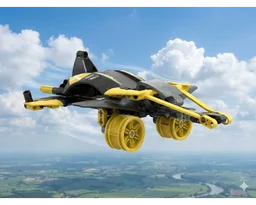Flight Simulator with Joystick Control (Yellow)