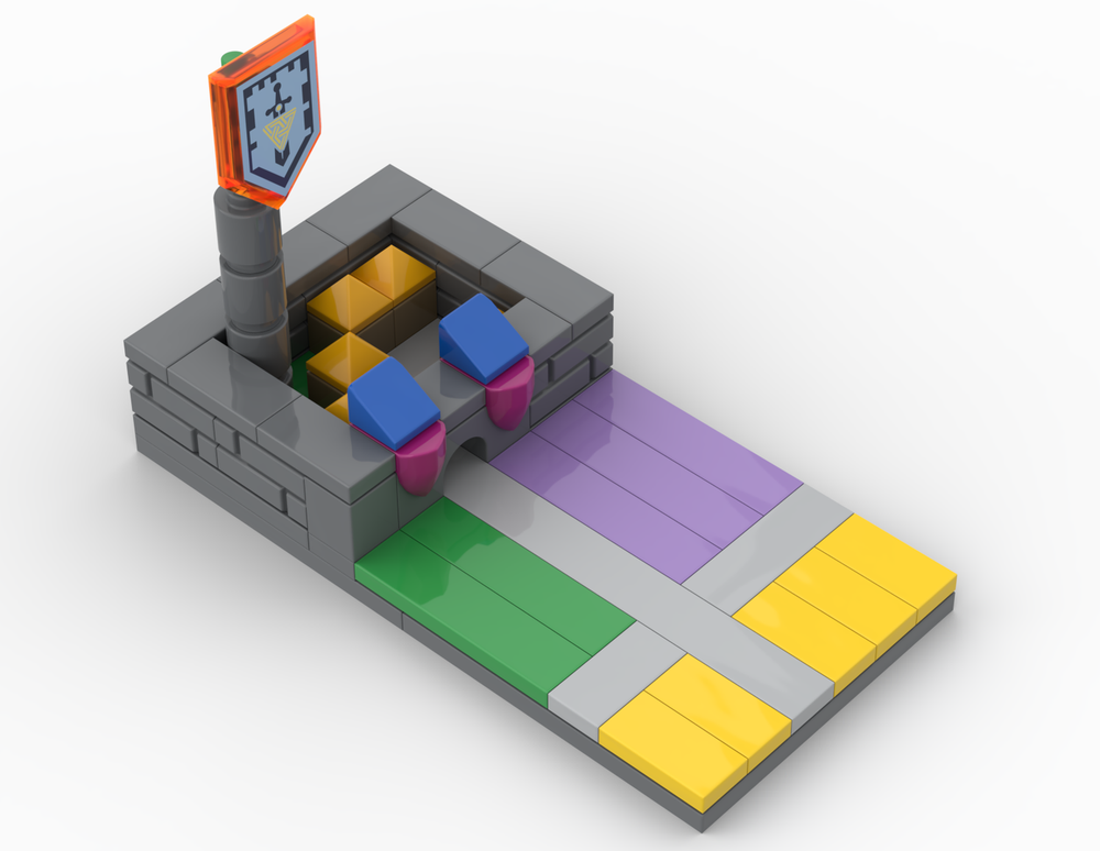 Lego Castle microscale - Mini-Château