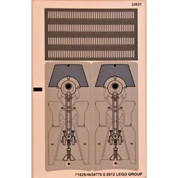Sticker Sheet for Set 9490-1 / [No Color/Any Color]