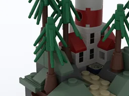 Microscale Clifftop Lighthouse