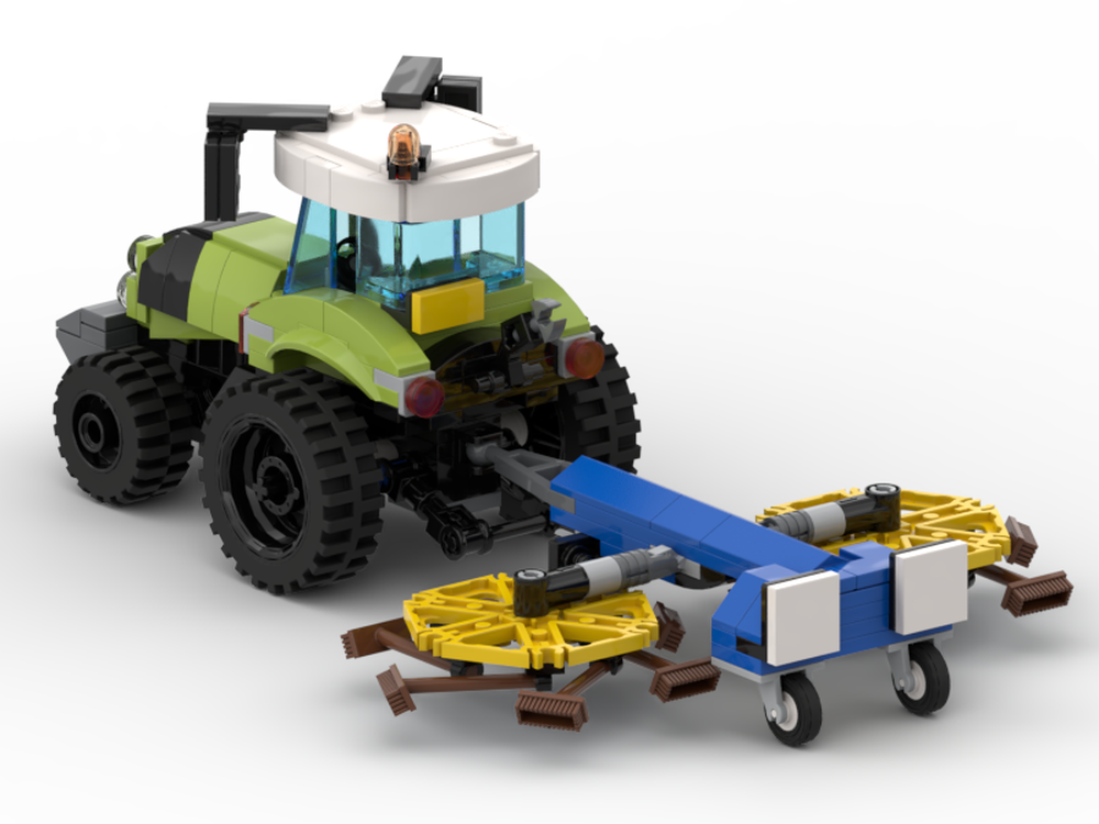 Lego Farm MOCs Series Machines - Hay Spreaders Add-on