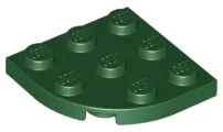 Plate Round Corner 3 x 3