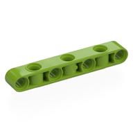 Lego Technic Beam 1 x 7 Thick with Alternating Holes / Lime