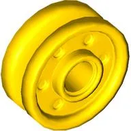 Wheel 18 x 8 with Fake Bolts and Deep Spokes with Inner Ring / Yellow