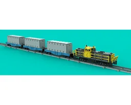 Technic Trains: Container Car