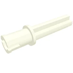 Technic Axle Pin 3L without Friction Ridges and 2L Axle / White