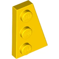 Wedge Plate 3 x 2 Right / Yellow