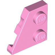 Lego Wedge Plate 2 x 2 Left / Bright Pink