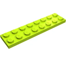 Plate 2 x 8 / Lime