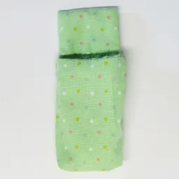 Belville, Sleeping Bag / Adult Pouch with Dots Print / Light Green