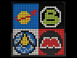 Classic Space Lego Art (tiled)