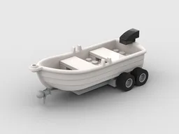 Boat On Trailer