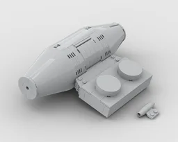 Upscaled jet engine