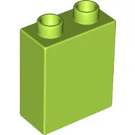 Duplo Brick 1 x 2 x 2 with Bottom Tube / Lime