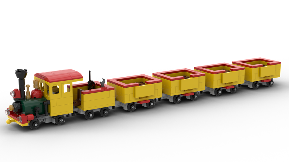 Lego Mine Train thru Nature's Wonderland