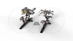 Micro & ultramicro T65b & BTL-A4 starfighters : Updated version V230203