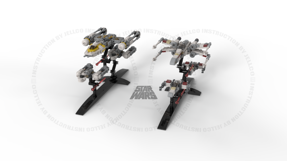 Lego Micro & ultramicro T65b & BTL-A4 starfighters : Updated version V230203