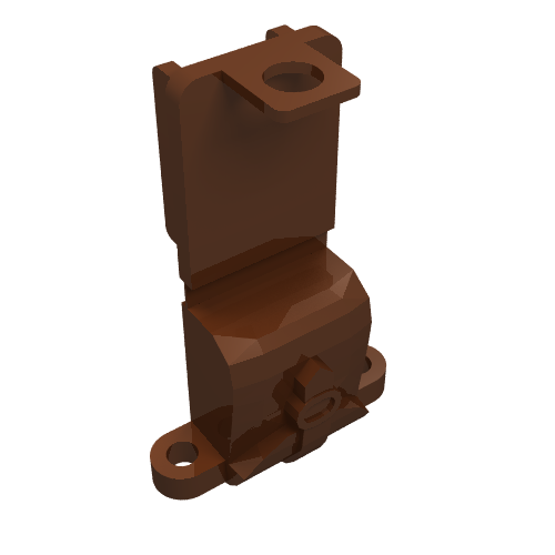 Lego Minifig Neckwear Backpack [Opening] / Reddish Brown