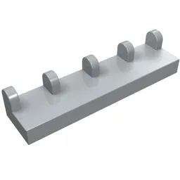 Hinge Tile 1 x 4 / Light Bluish Gray