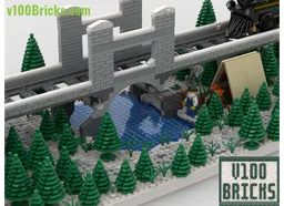 Winter Forest Train