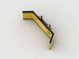 Attachment plate for the full RC track loader (MOC-41035)