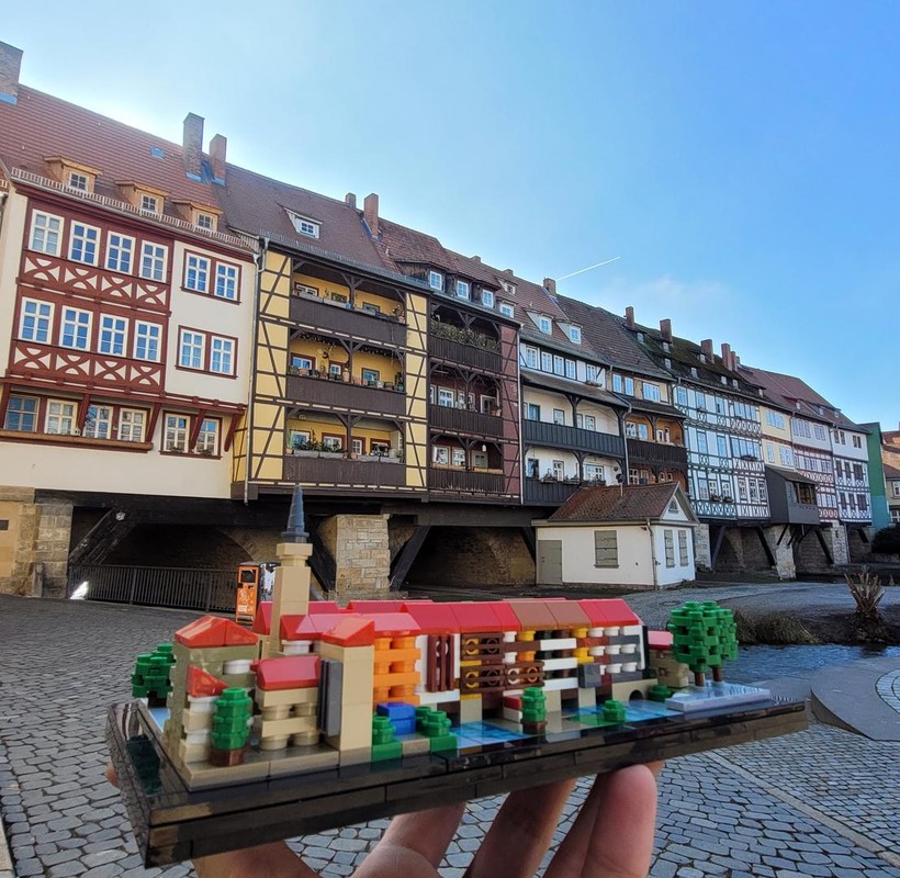 Lego Krämerbrücke, Erfurt, Germany