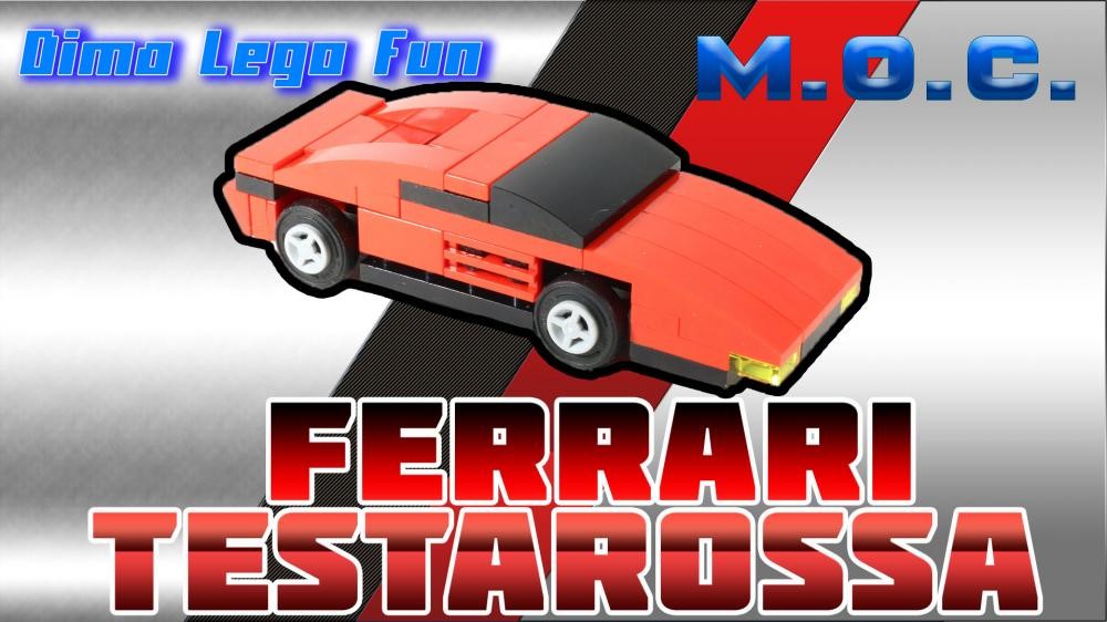 Lego Ferrari Testarossa mini