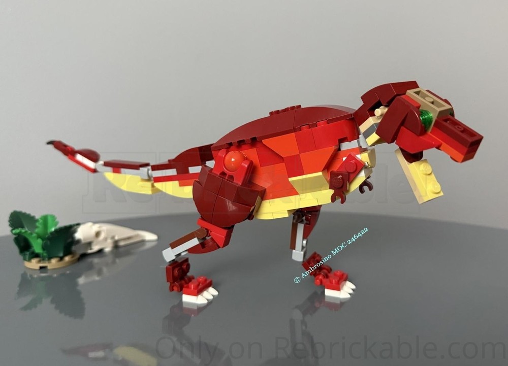 Lego 31379 Tyrannosaurus rex (minifig scale)