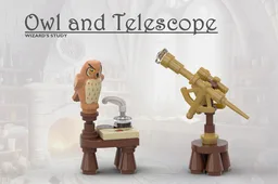 Wise Owl and Telescope
