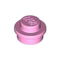 Plate Round 1 x 1 with Solid Stud / Bright Pink